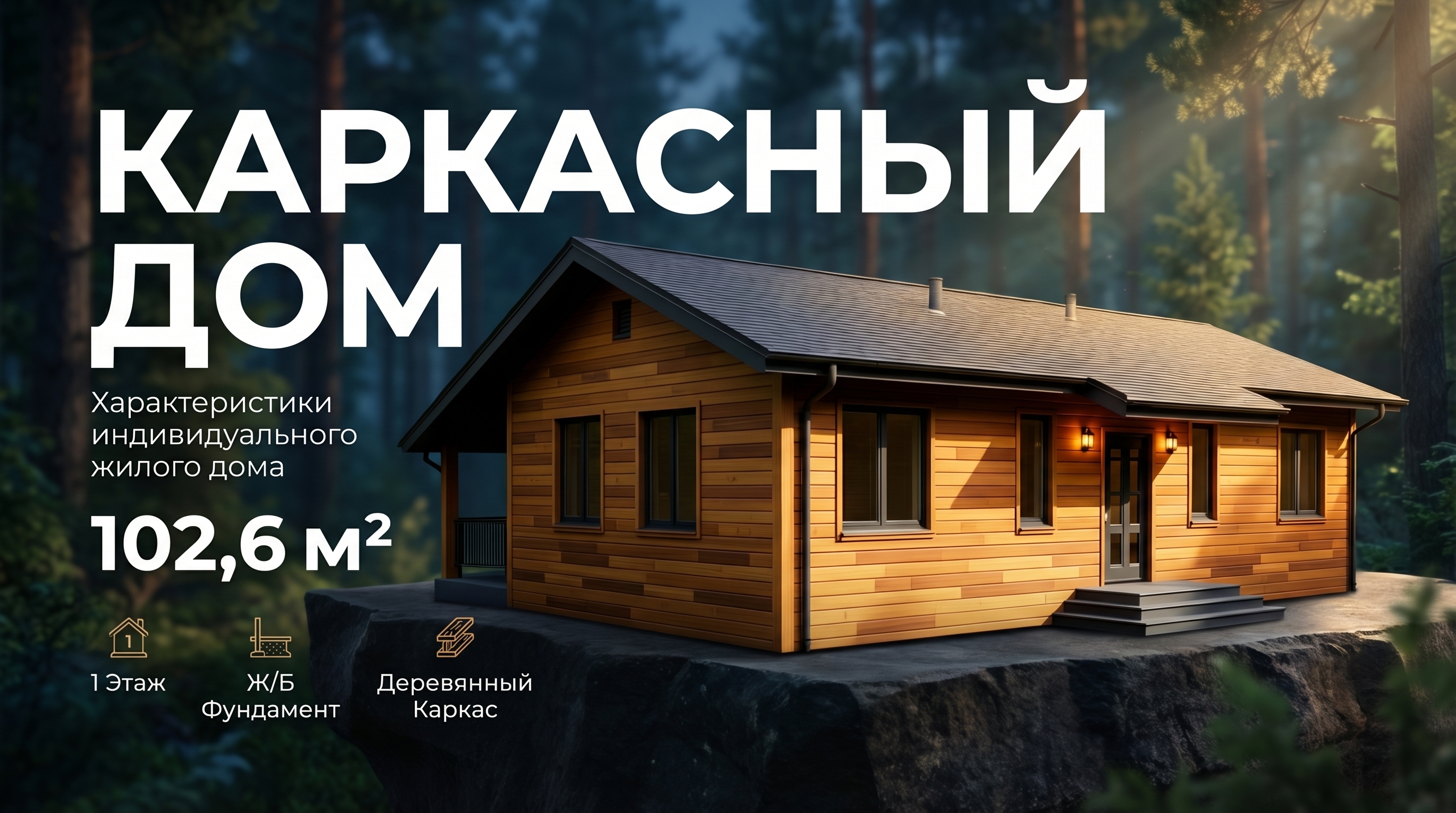Каркасный дом 102